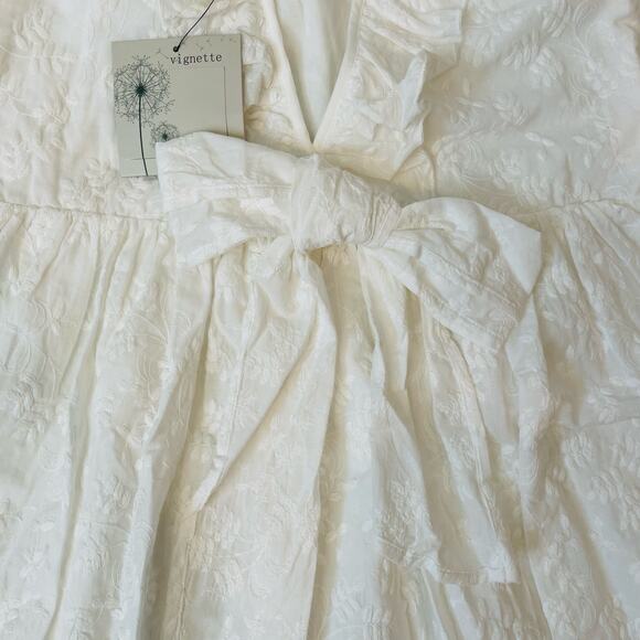 NWT Vignette 14Y Ivory Jewel Dress - Picture 7 of 7
